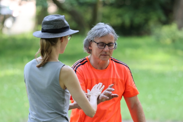 Pushhand Janina und Ralf